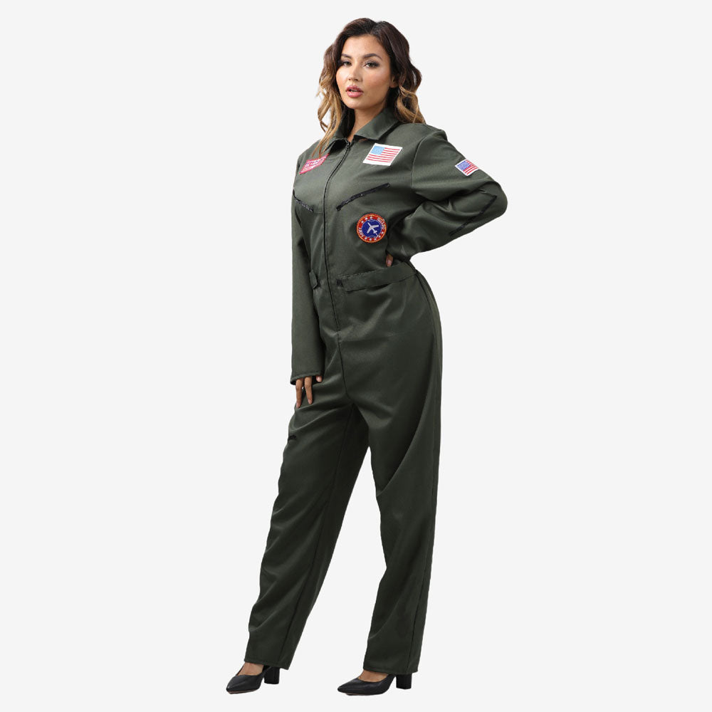 Déguisement de pilote d’avion femme