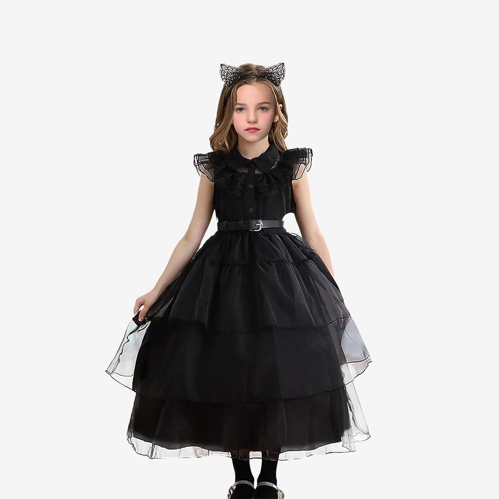 Déguisement Robe Noire Gothique Fille