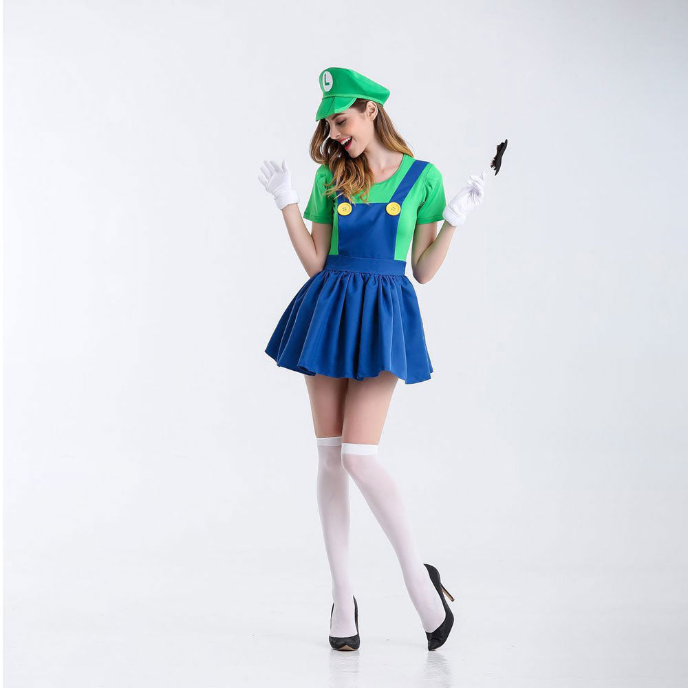 Déguisement de héroïne verte pour femme