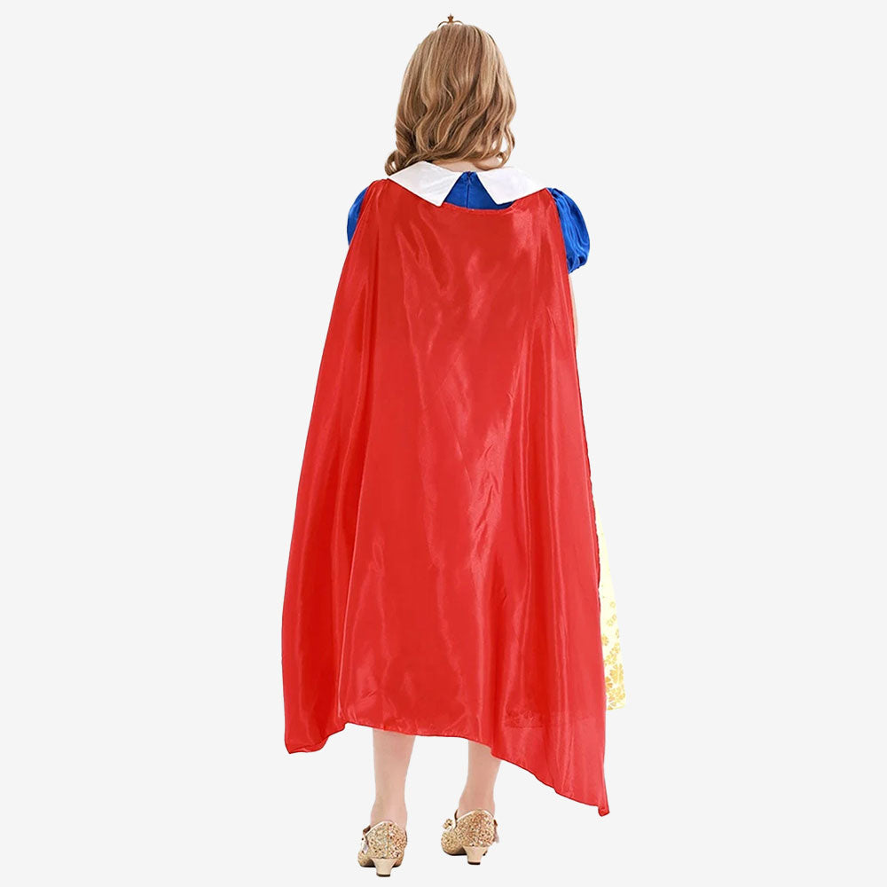 Déguisement de princesse jaune et bleue