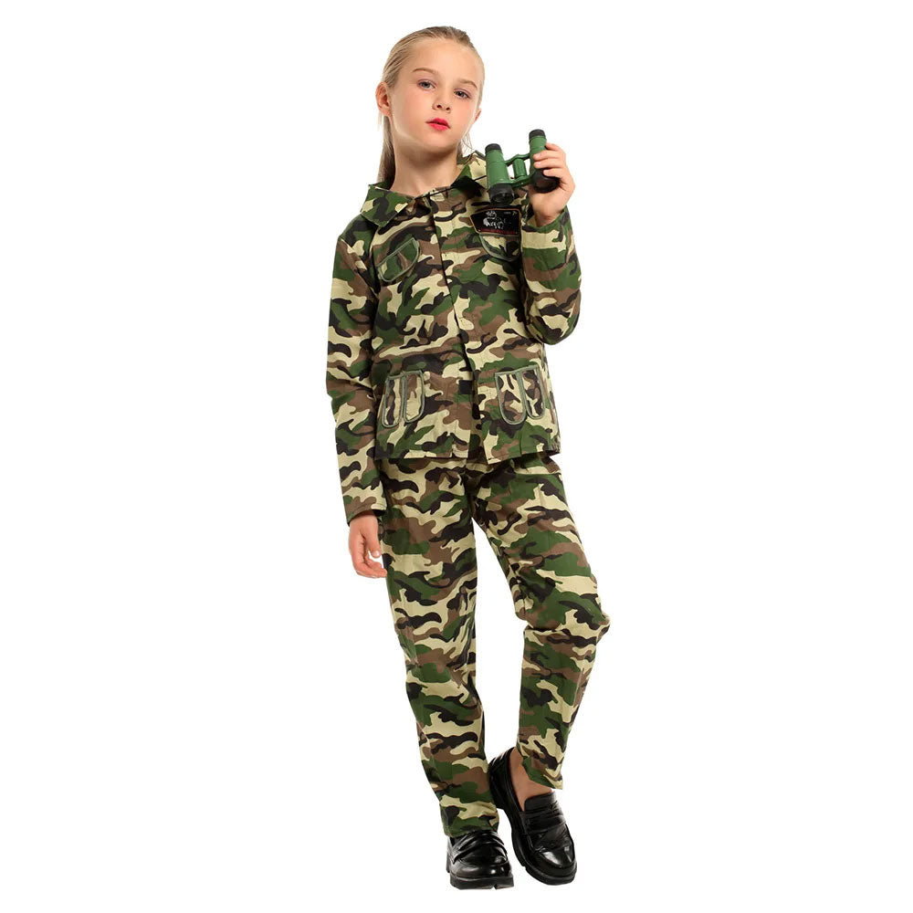 Déguisement militaire pour fille