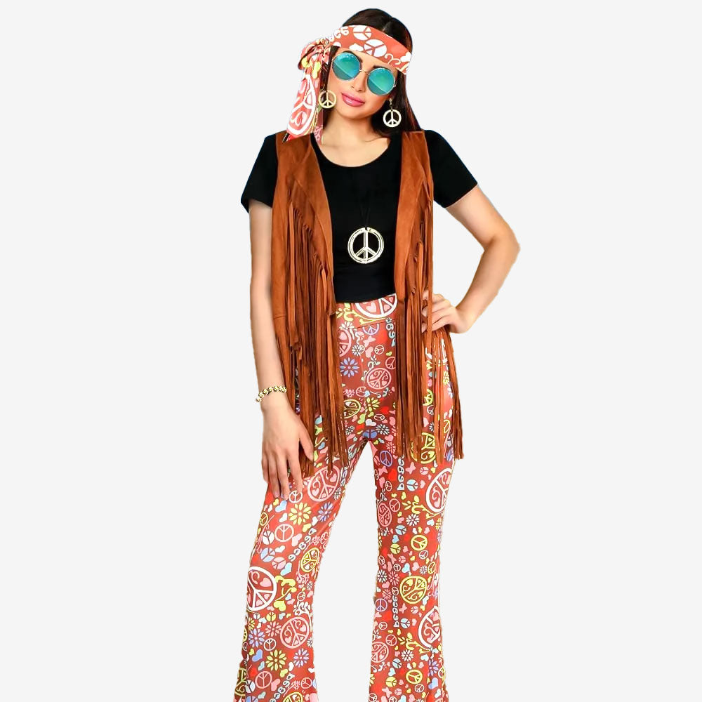 Déguisement Disco Femme Style hippie