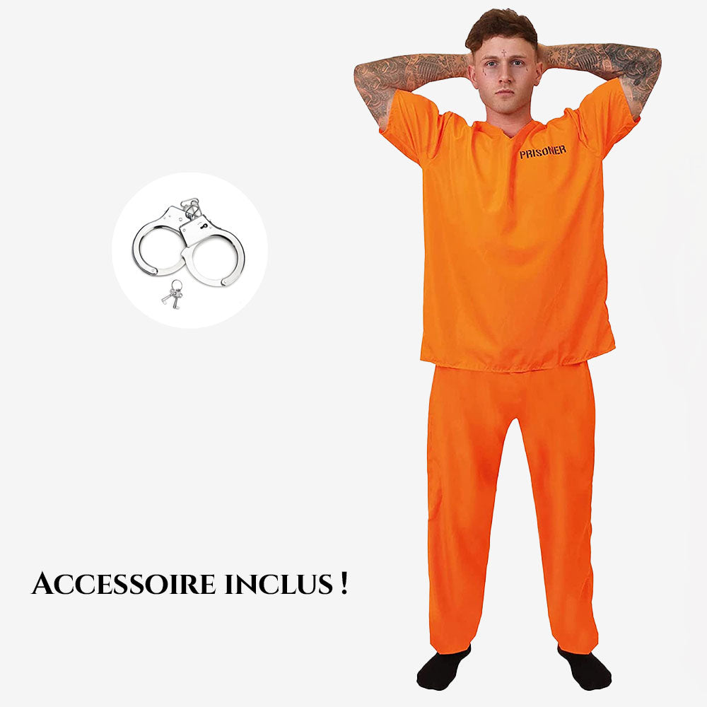 Déguisement de prisonnier pour adulte