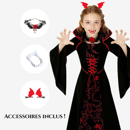 Déguisement vampirette sanguinaire fille