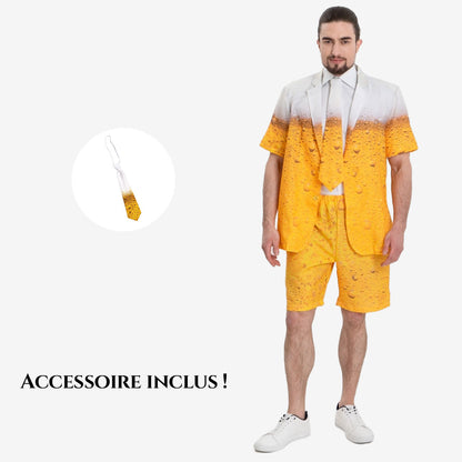 Costume humour bière pour homme