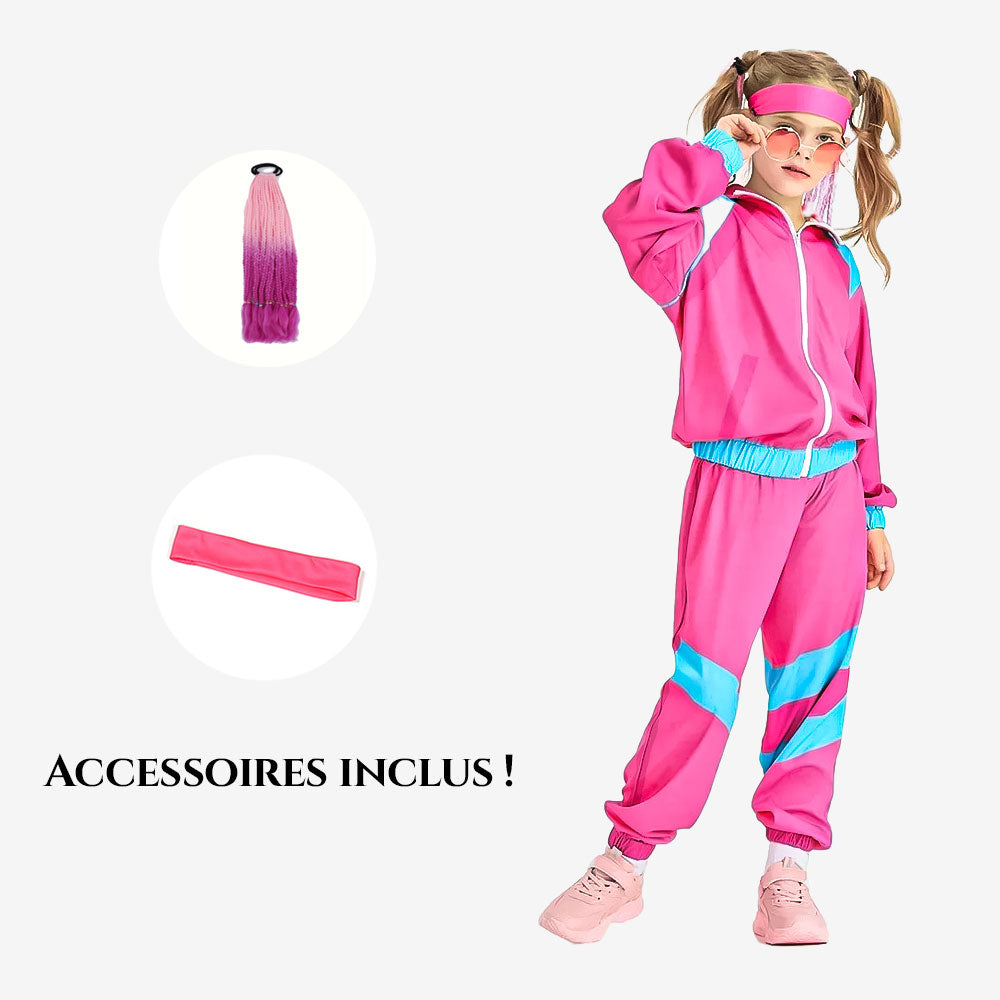 Déguisement Rétro Années 80 pour Fille