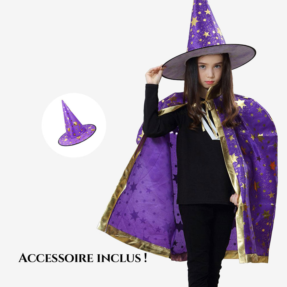 Déguisement d'Halloween Sorcière violette