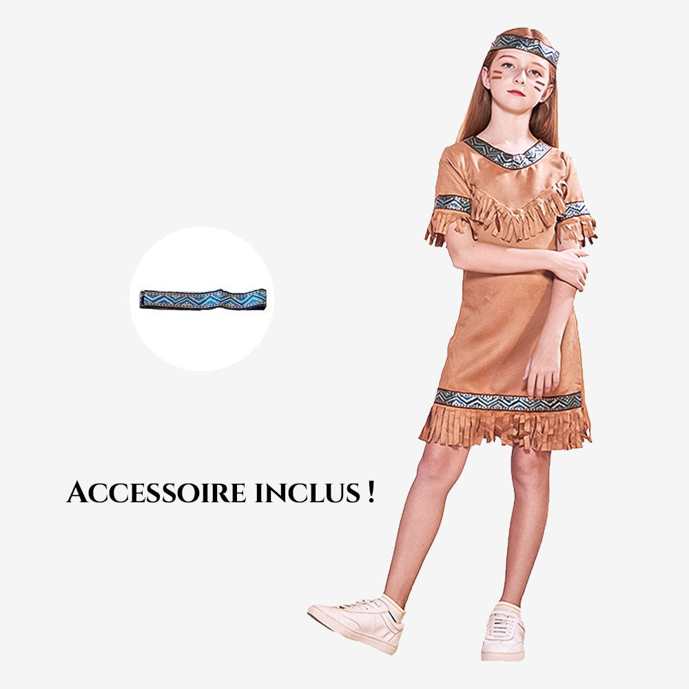 Déguisement Style Indienne pour Fille