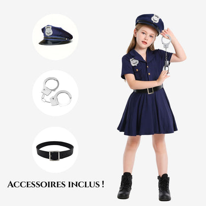 Déguisement d’agente de police pour enfant