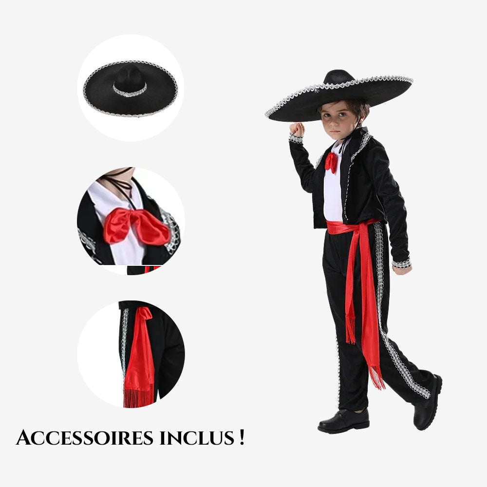 Déguisement Mariachi Enfant – Costume Traditionnel