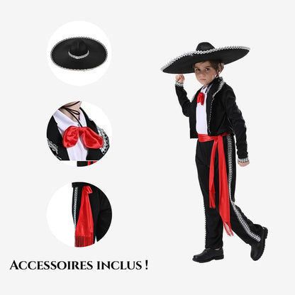 Déguisement Mariachi Enfant – Costume Traditionnel
