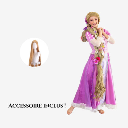 Déguisement princesse longs cheveux femme