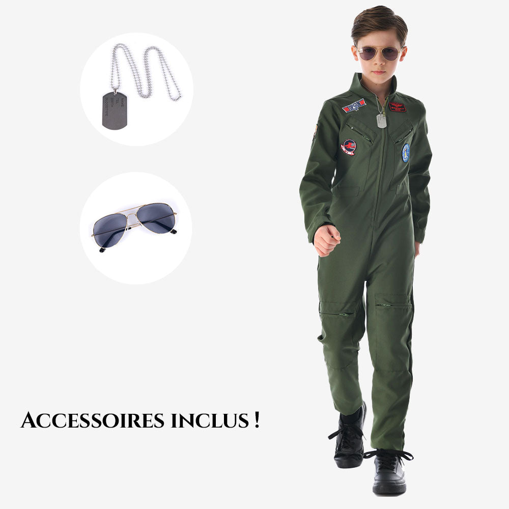 Déguisement de pilote d’avion enfant