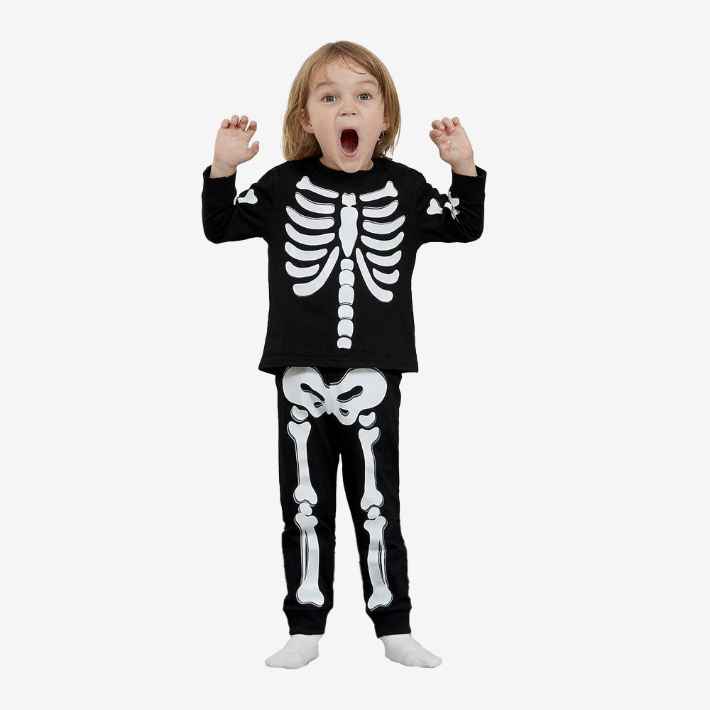Costume pour Enfant Squelette Fluorescent