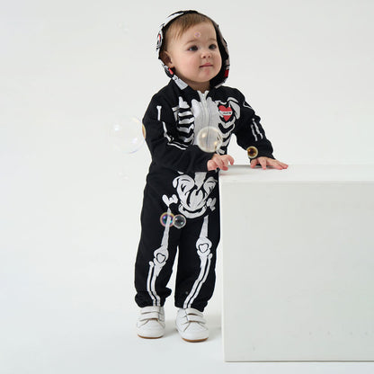 Costume Squelette Bébé avec Capuche