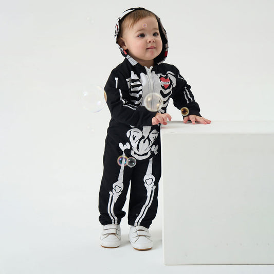 Costume Squelette Bébé avec Capuche