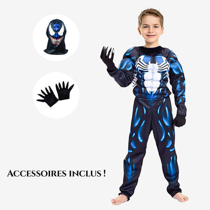 Costume de symbiote noir pour enfant
