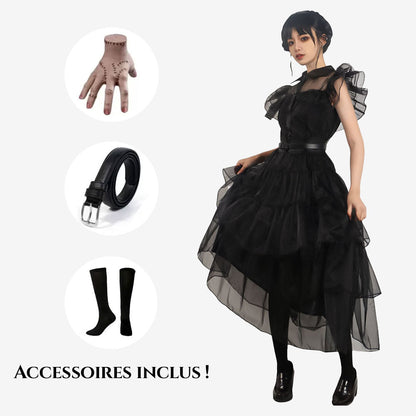 Déguisement Robe Noire Gothique Fille