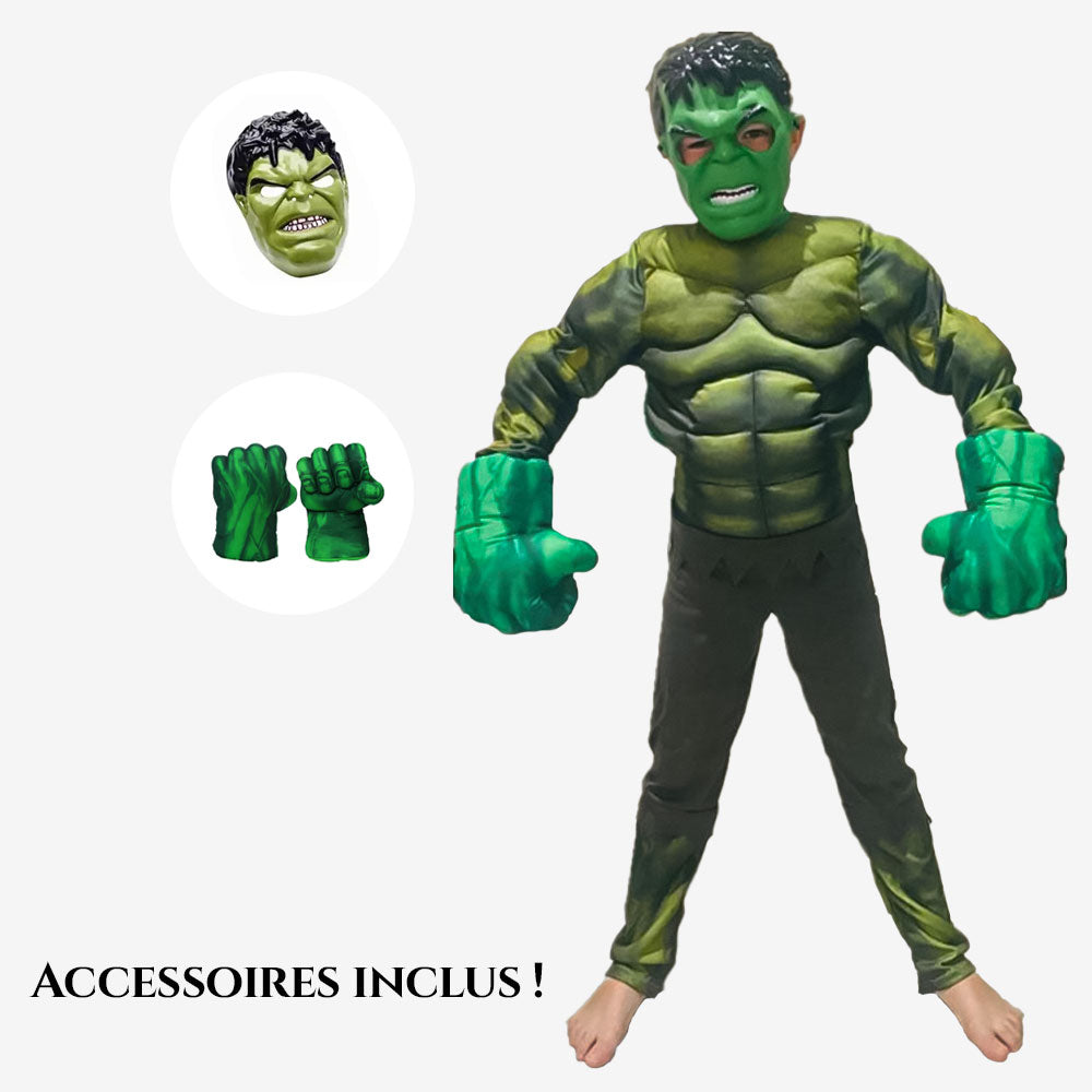 Costume de monstre vert pour enfant