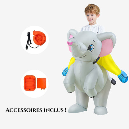 Déguisement Gonflable Éléphant pour Enfant