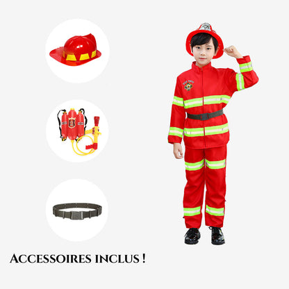 Déguisement Pompier Enfant avec Accessoires