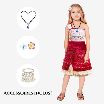 Déguisement Princesse des îles pour Fille