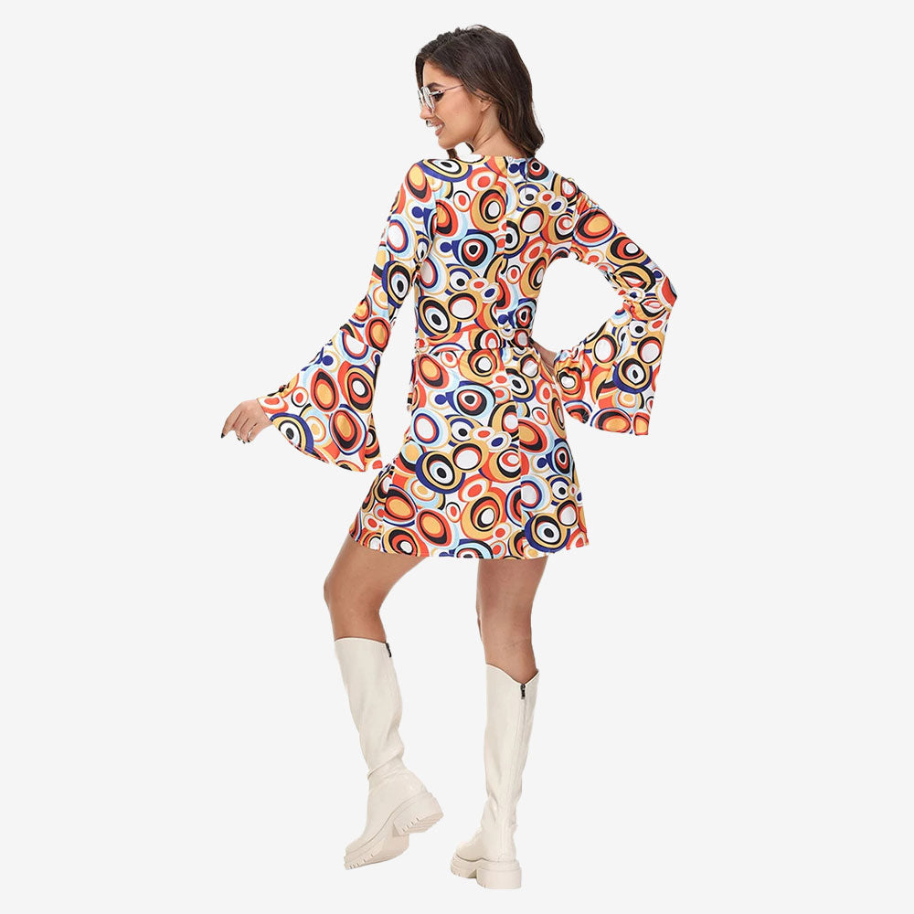 Déguisement Disco Femme – Robe Psychédélique