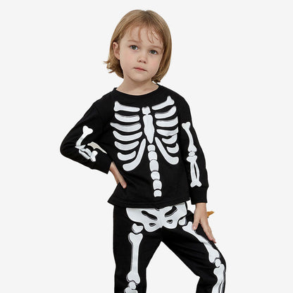 Costume pour Enfant Squelette Fluorescent