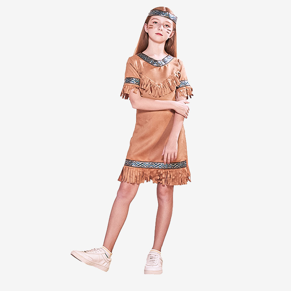 Déguisement Style Indienne pour Fille