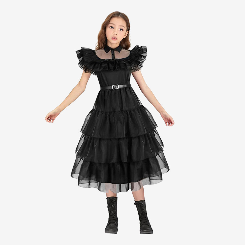 Déguisement Robe Noire Gothique Fille