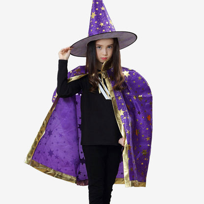 Déguisement d'Halloween Sorcière violette