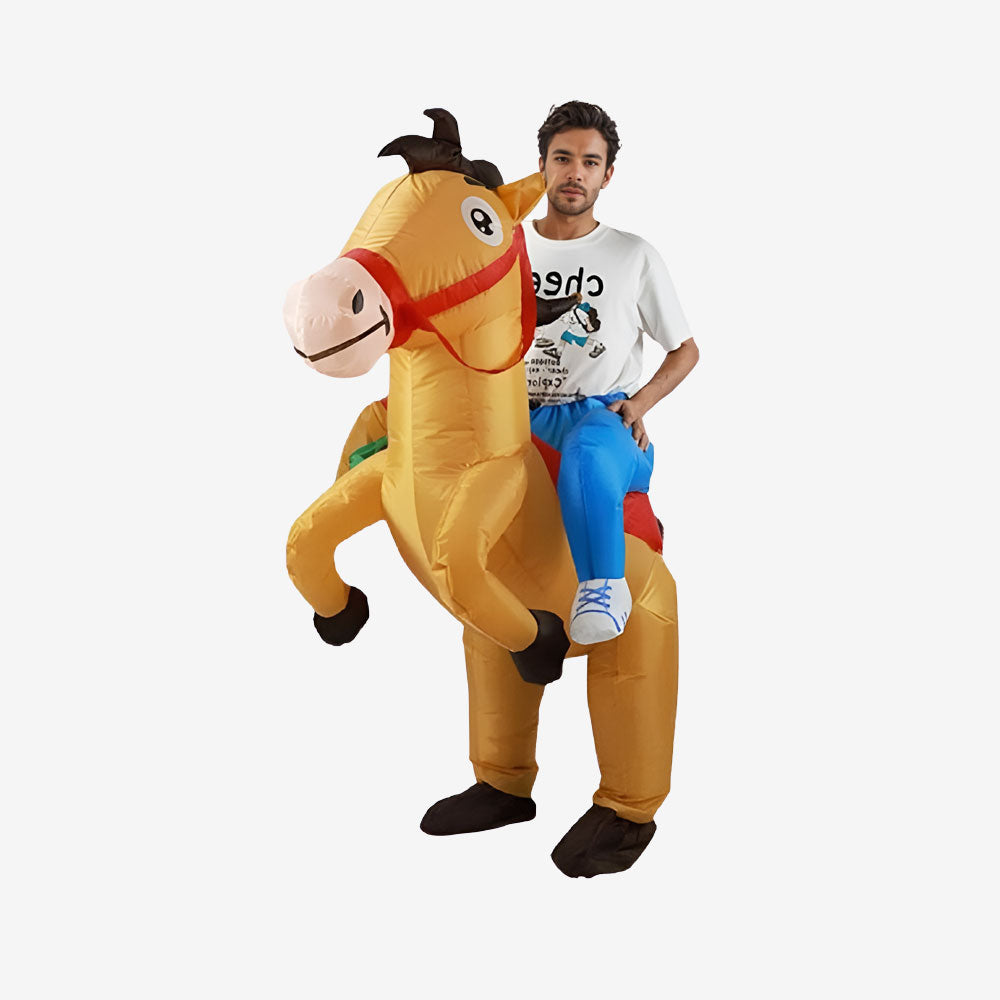 Déguisement Gonflable Cavalier à Cheval