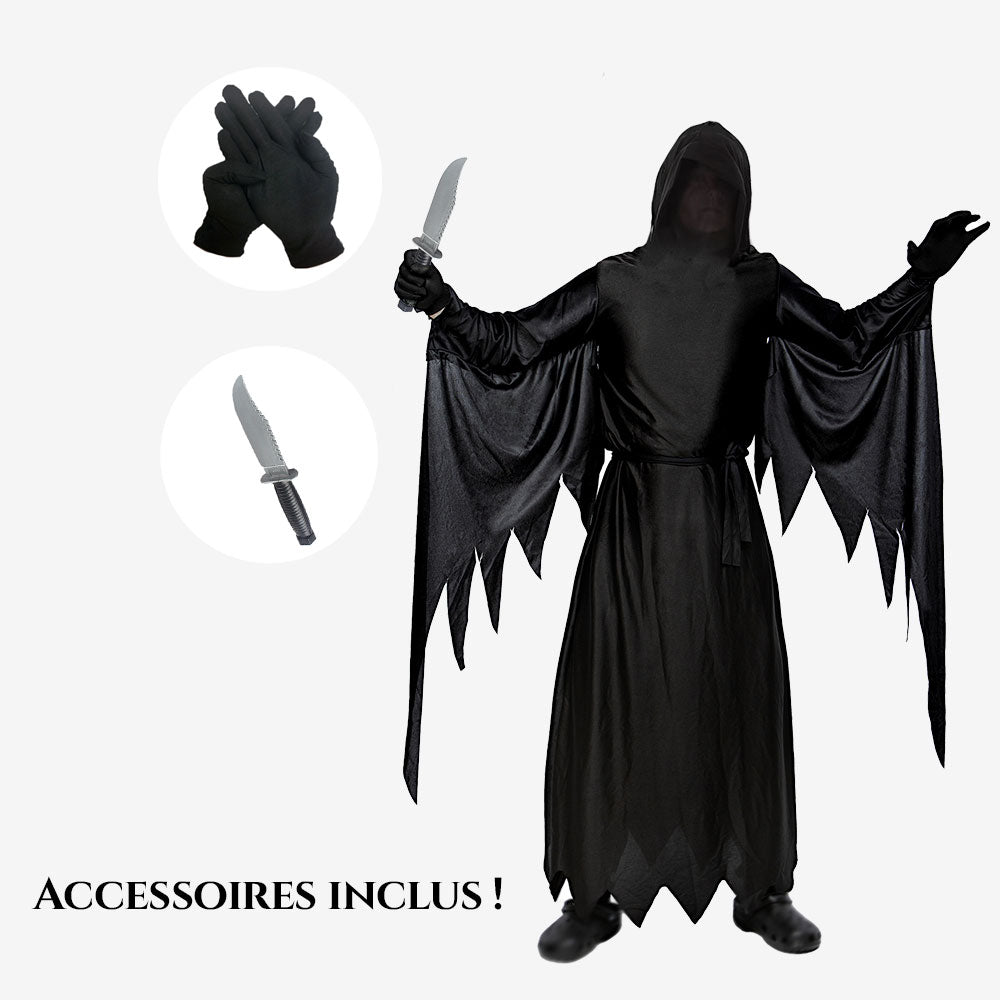 Déguisement de faucheur pour adulte