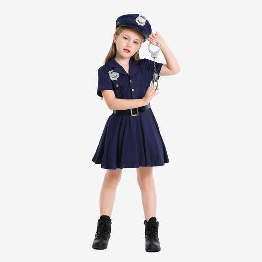 Déguisement d’agente de police pour enfant