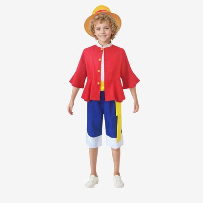Déguisement Enfant Pirate Rouge et Jaune