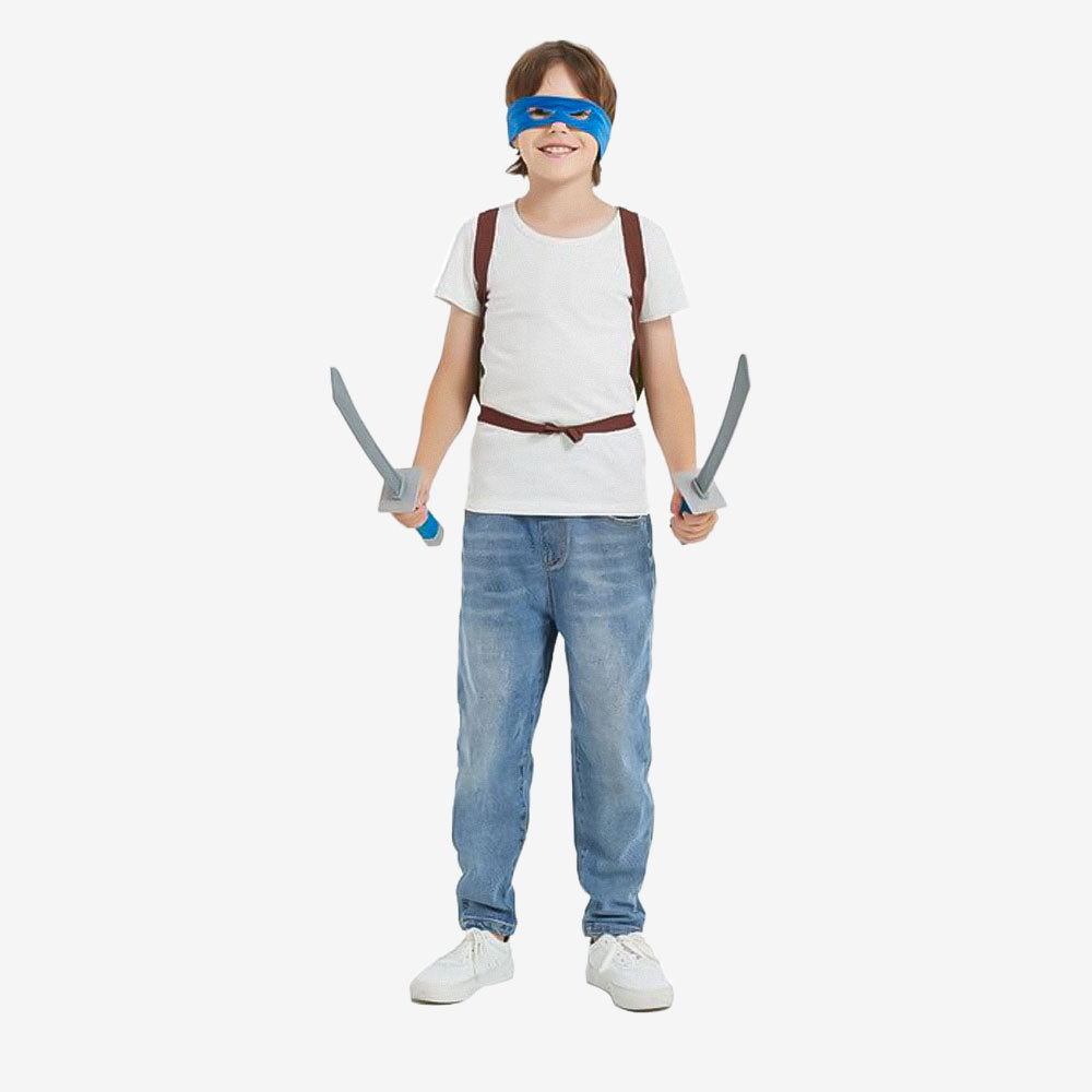 Déguisement de guerrier mutant bleu pour enfant