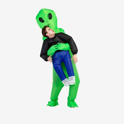 Déguisement Gonflable Alien – Enlèvement intergalactique