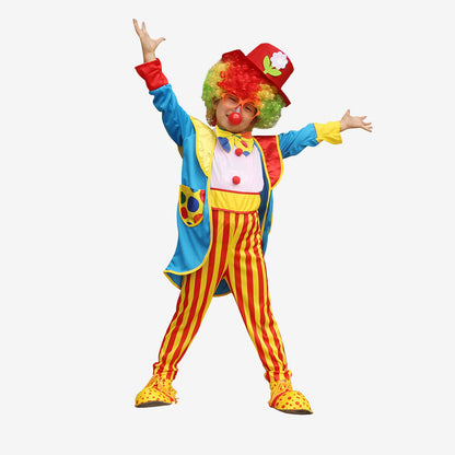 Déguisement de Clown Coloré – Version Adulte & Enfant