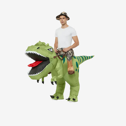 Déguisement Gonflable Dinosaure Cavalier