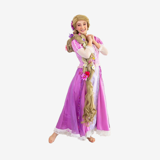 Déguisement princesse longs cheveux femme
