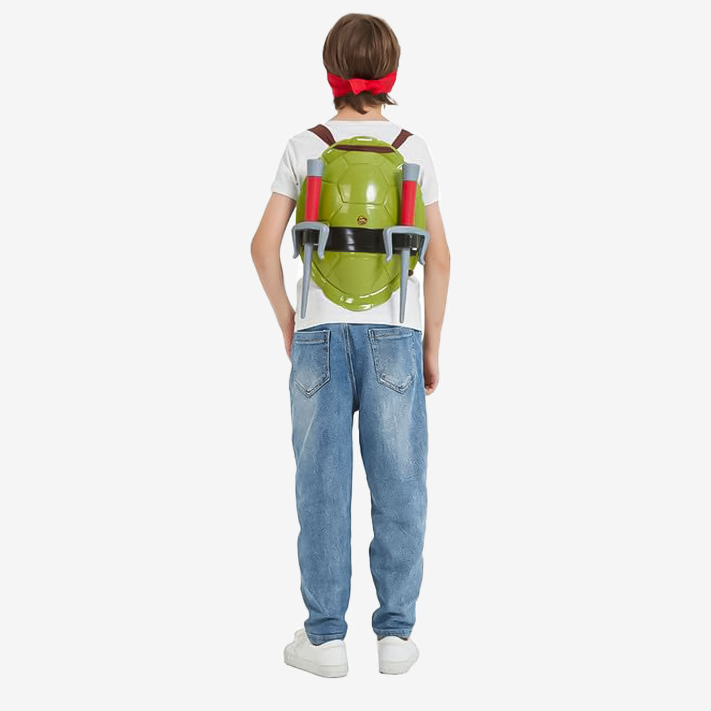 Déguisement de guerrier mutant rouge pour enfant