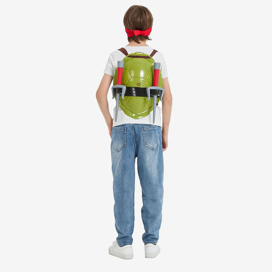 Déguisement de guerrier mutant rouge pour enfant