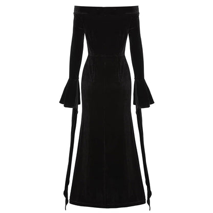 Déguisement femme élégance ténébreuse