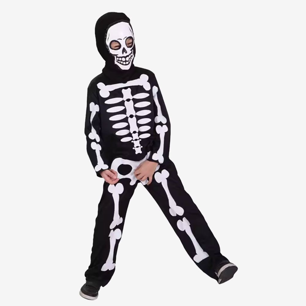 Costume d’Halloween squelette garçon