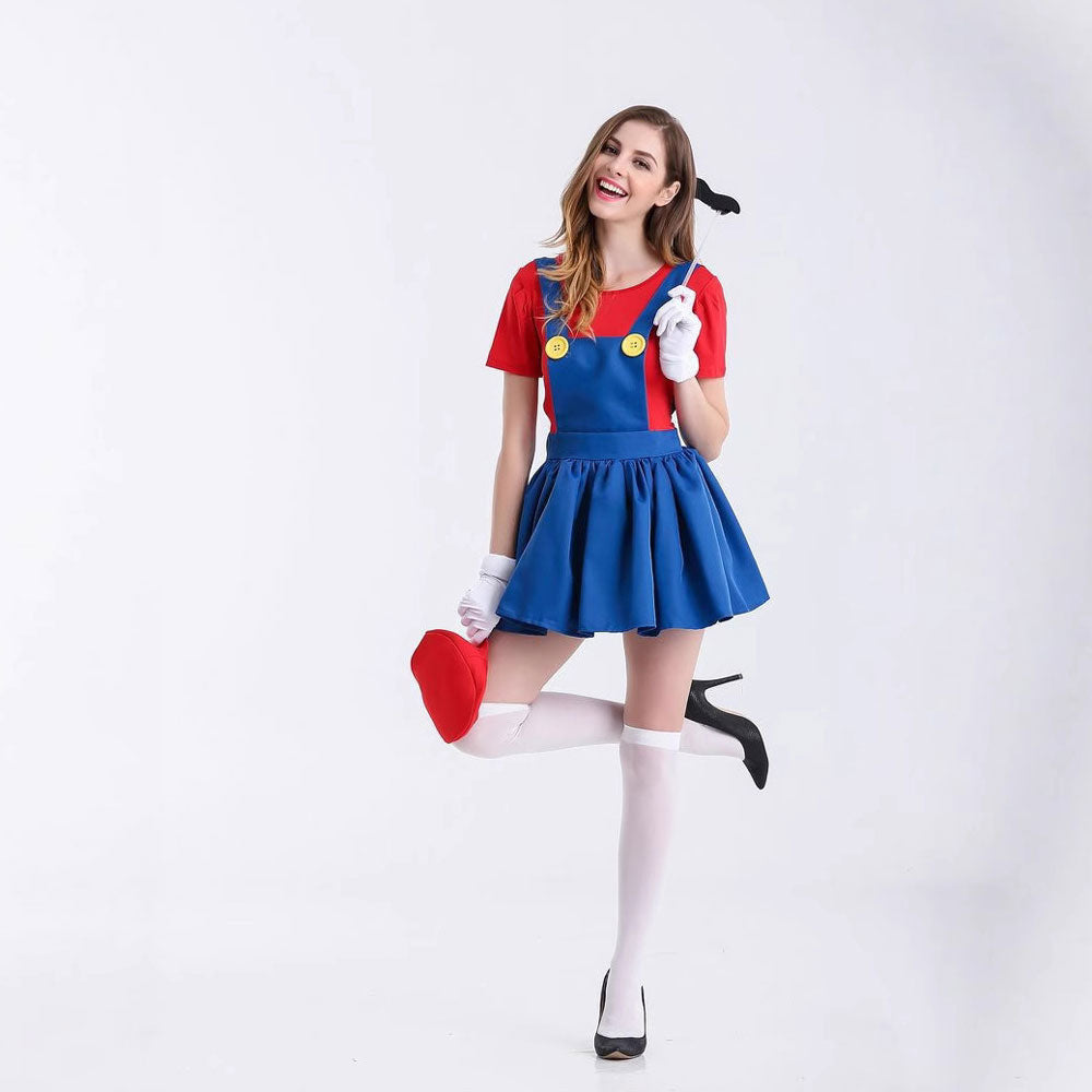 Déguisement de héroïne rouge pour femme