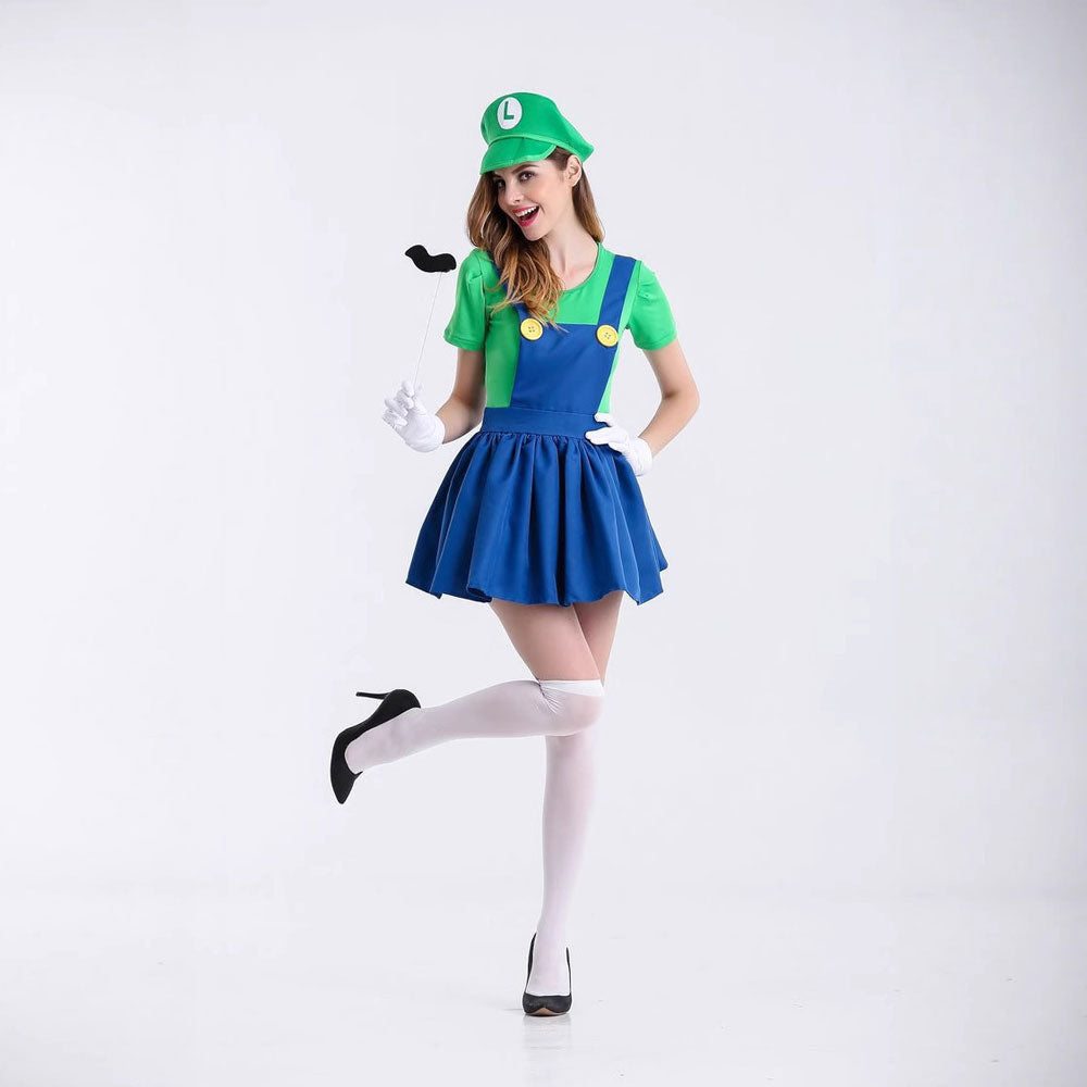 Déguisement de héroïne verte pour femme