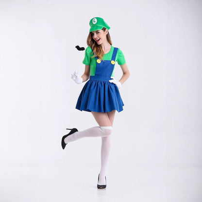 Déguisement de héroïne verte pour femme