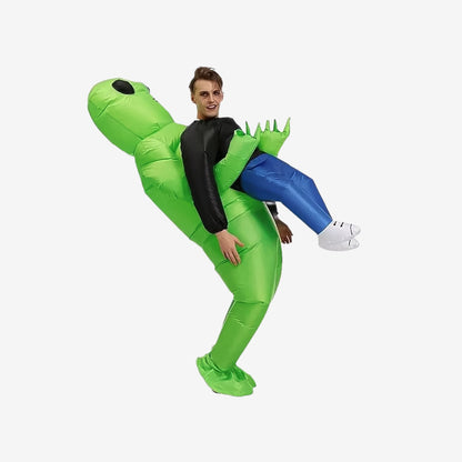 Déguisement Gonflable Alien – Enlèvement intergalactique