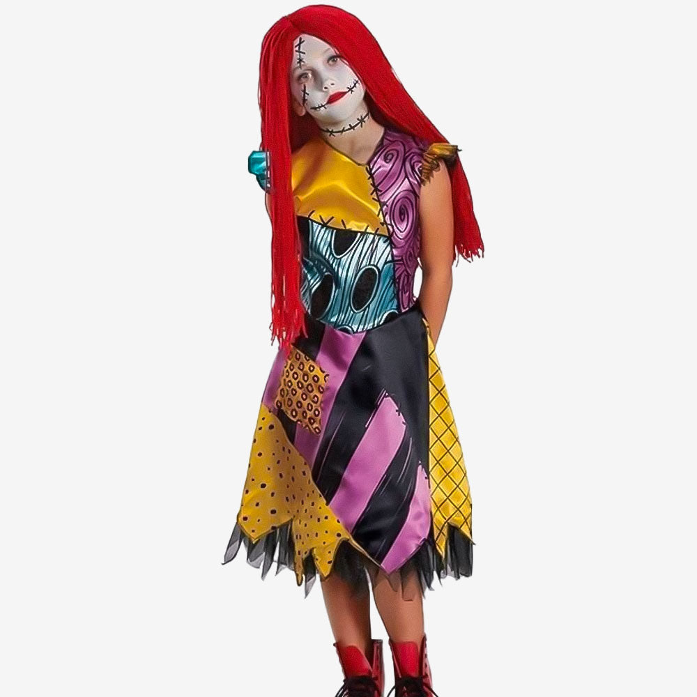 Déguisement coloré de poupée effrayante