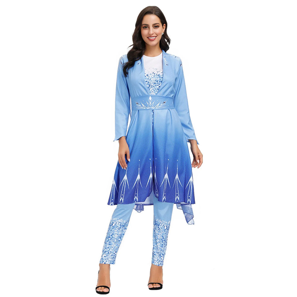 Déguisement reine des glaces femme